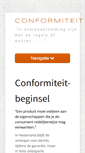 Mobile Screenshot of conformiteit.nl